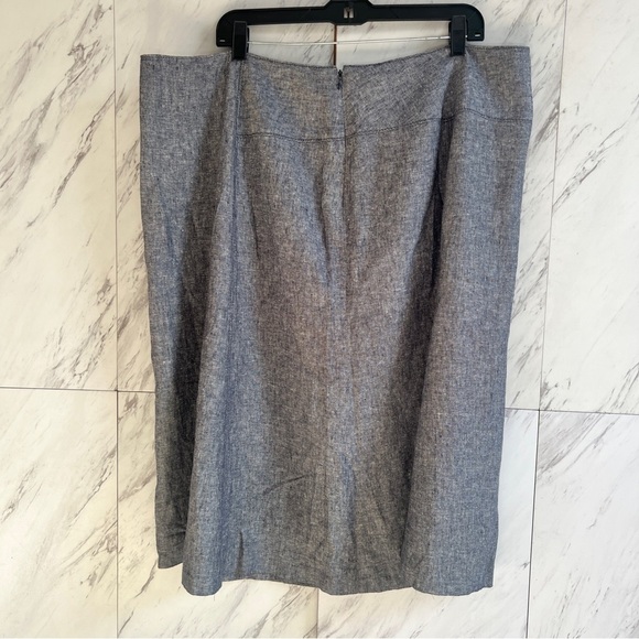 Anne Klein Linen Skirt SZ 20W - Picture 4 of 6
